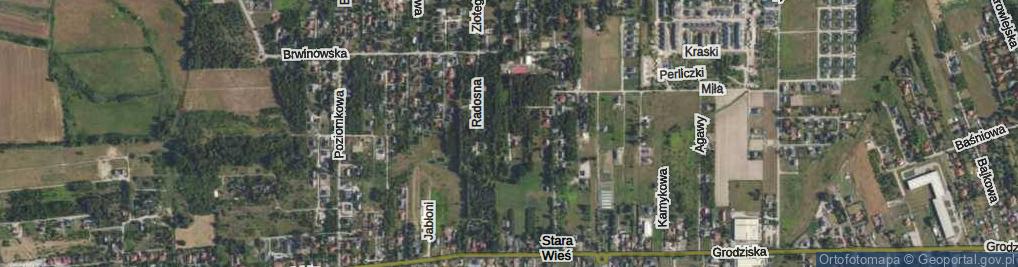 Zdjęcie satelitarne Gajowa ul.